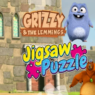 Grizzy & the Lemmings: Jigsaw Puzzle Game