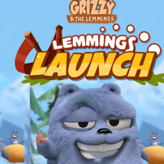 Grizzy & the Lemmings: Lemmings Launch Game