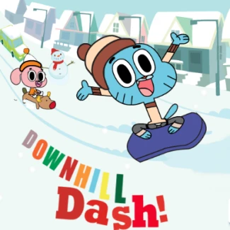 Gumball Downhill Dash Game