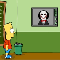 The Simpsons: Bart Simpson Saw Game