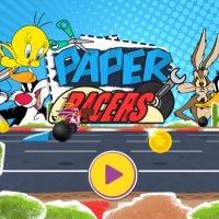 Tom and Jerry Paper Racers