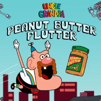 Uncle Grandpa Peanut Butter Flutter Game