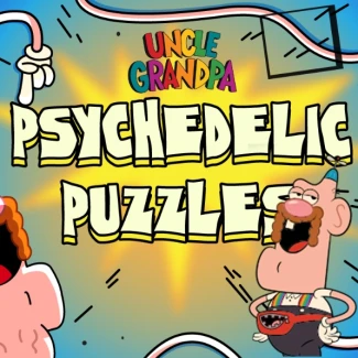 Uncle Grandpa Psychedelic Puzzles Game
