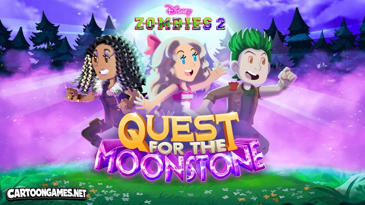 Disney Zombies 2: Quest For The Moonstone gameplay