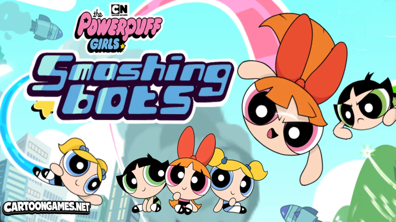 The Powerpuff Girls: Smashing Bots gameplay